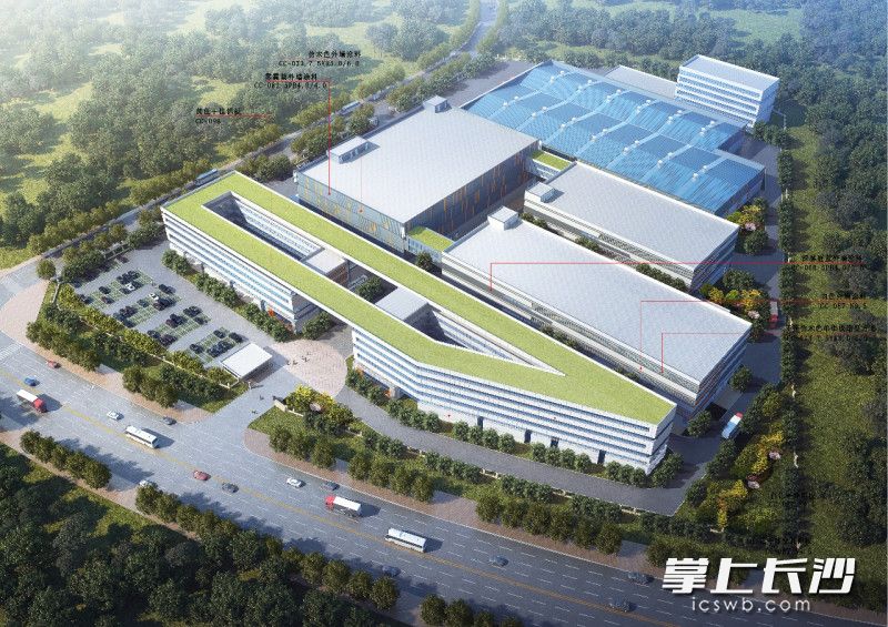 茶颜悦色研发及生产基地项目效果图。受访者供图