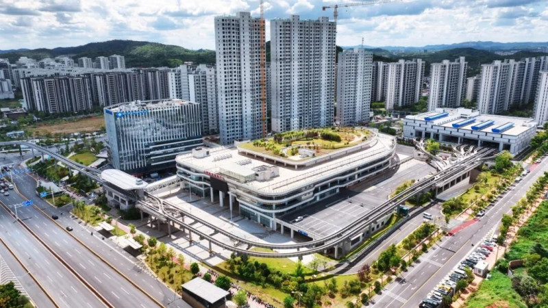 山塘游客集散中心楼群。 山塘游客集散中心楼群。