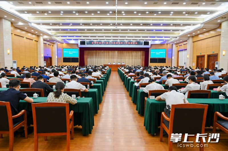 会议现场。 长沙晚报全媒体记者 刘晓敏 摄