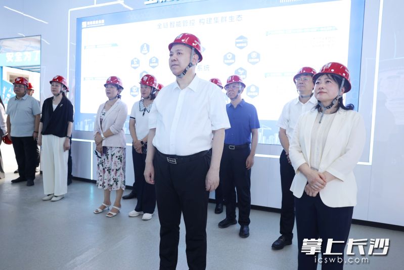 市政协主席会议成员在湖南建投领樾府项目开展集中视察。 均为长沙晚报全媒体记者 盛磊 摄