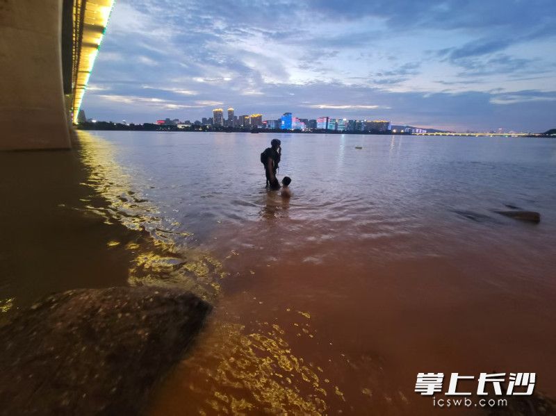 刘成林成功将落水儿童救到岸边。 刘成林成功将落水儿童救到岸边。