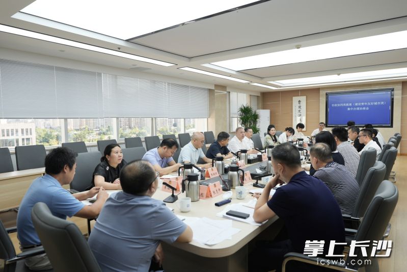 协商会现场。 长沙晚报全媒体记者 郭雨滴 摄