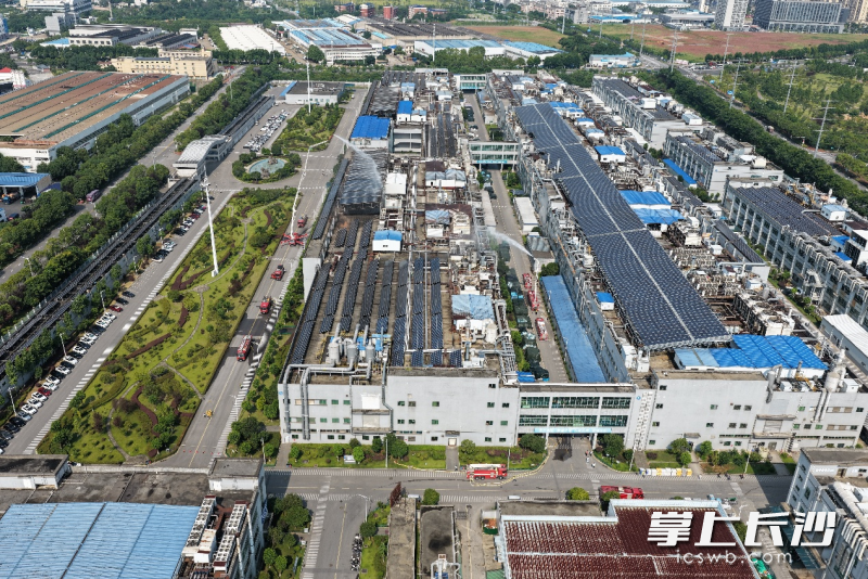 演练全景。 均为长沙晚报通讯员张佳欣摄