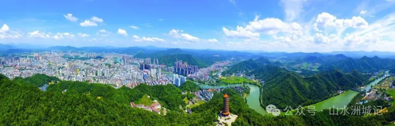 浏阳城全景。邓霞林 摄