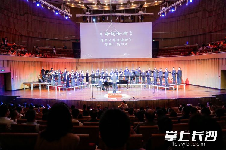 长沙Melete合唱团演出现场。 长沙晚报通讯员 刘佳宇 供图