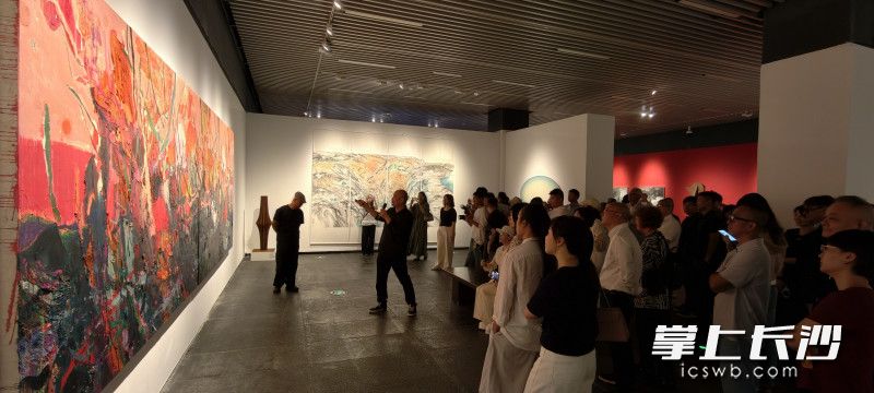 9月1日，“共生——中德当代艺术展”在湖南美术馆启幕。