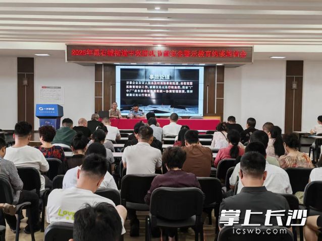 会议现场。 长沙晚报通讯员 李淑云供图