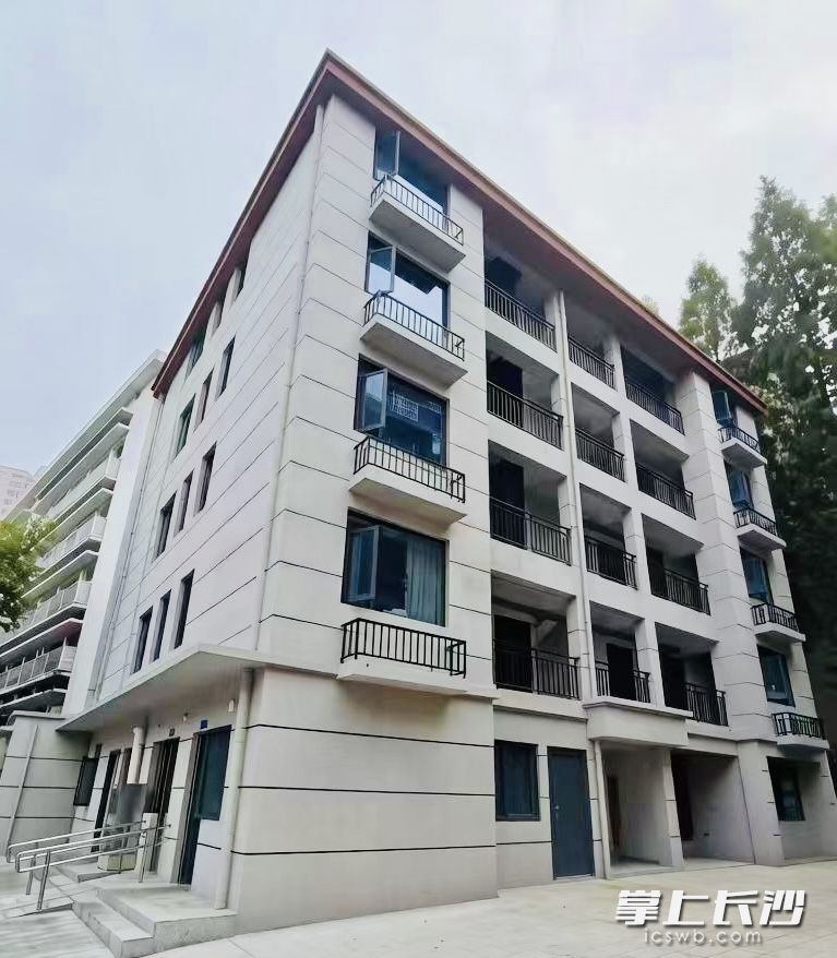 重建后焕然一新的环卫宿舍。 均为长沙晚报通讯员王沂琳供图