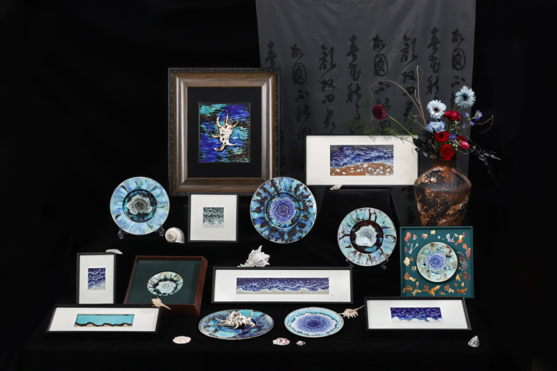 陶瓷展品。