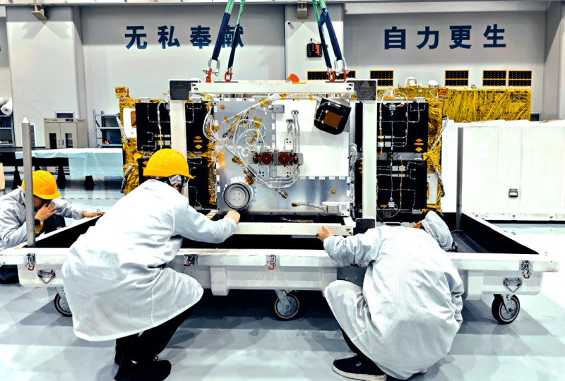 长沙下线时的“电建一号”。受访者供图