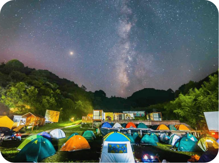 来浏阳，住民宿，枕着星河入梦。