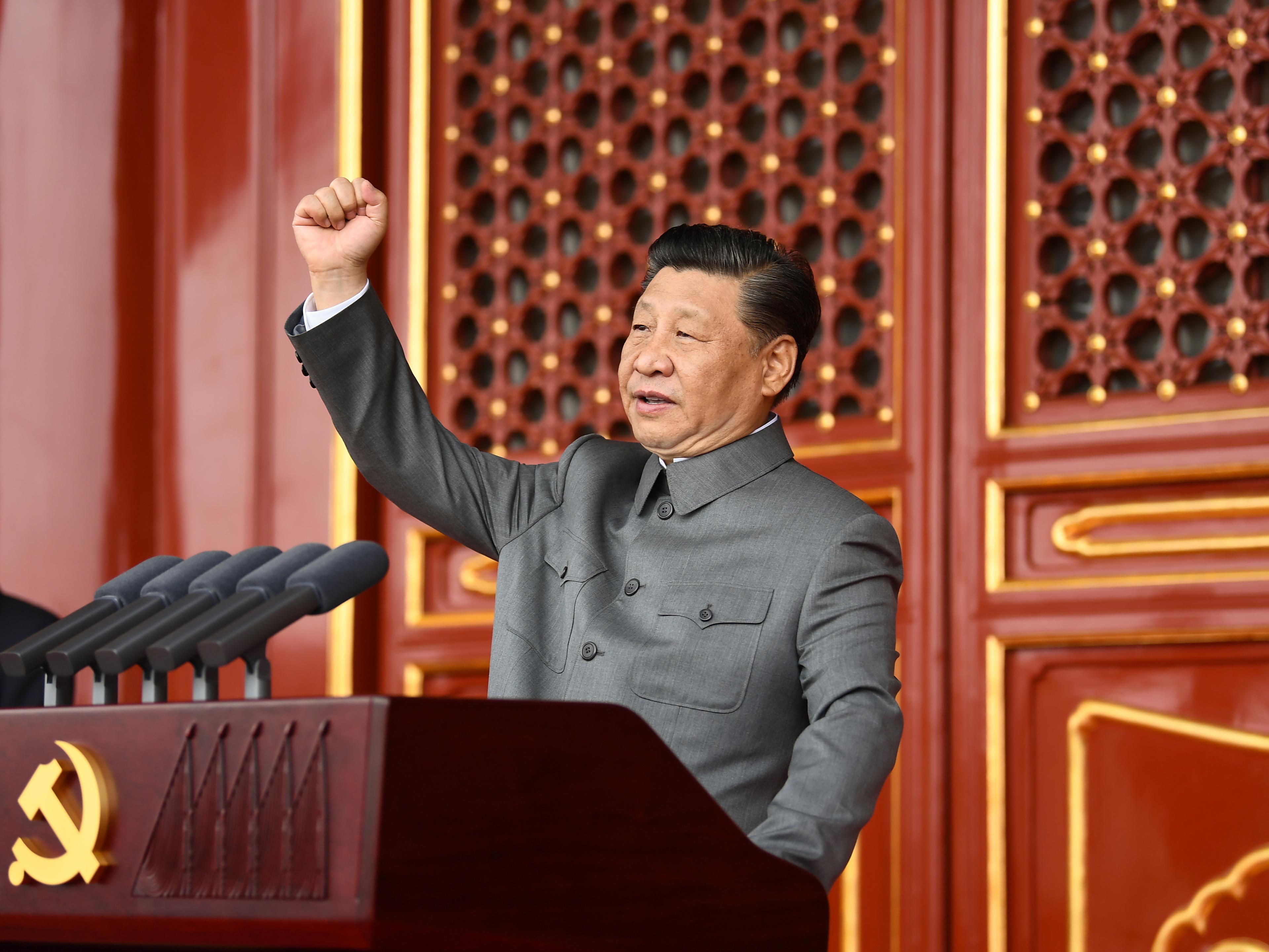 2021年7月1日，庆祝中国共产党成立100周年大会在北京天安门广场隆重举行。习近平总书记发表重要讲话。