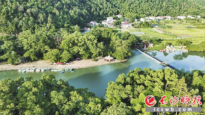 浏阳市高坪镇沿甸村南车湾景区。受访者供图 浏阳市高坪镇沿甸村南车湾景区。受访者供图