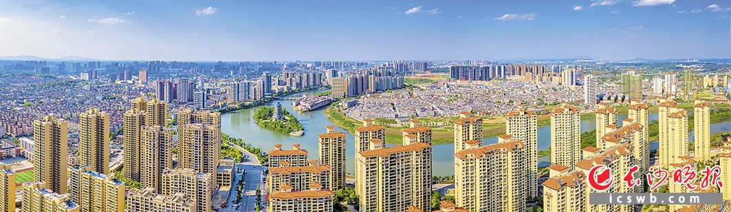宁乡城区建成面积在湖南县城之中居首。